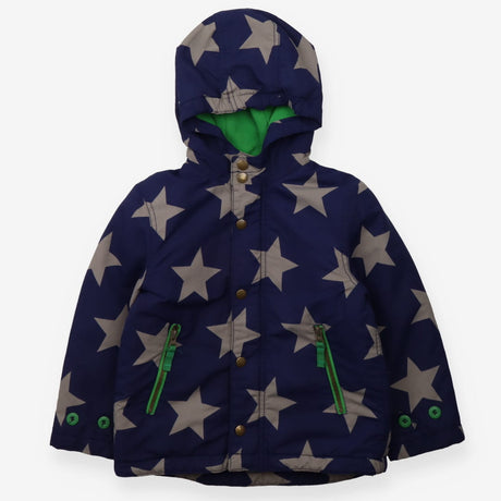 Coat navy grey stars