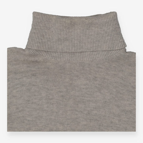 Roll Neck Cream Wool Sweater