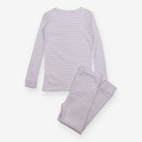 Pyjama Lilac and White Strips with Embroidered Bee