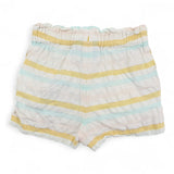 Yellow & Blue Striped Sunshine Shorts