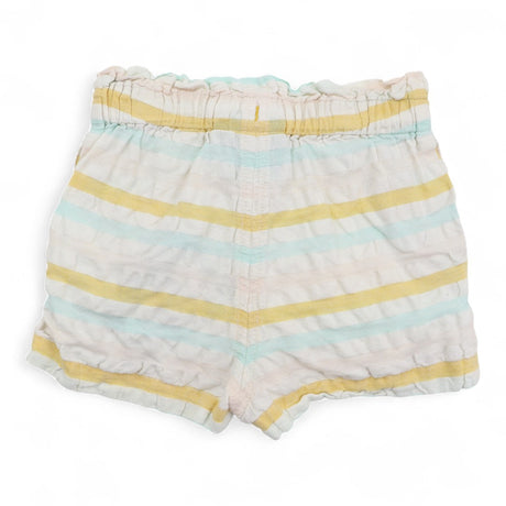 Yellow & Blue Striped Sunshine Shorts