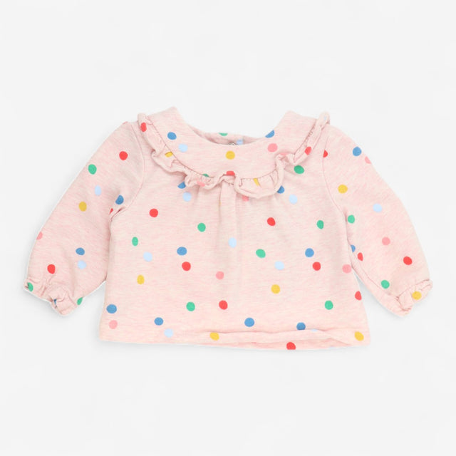 Pink Polkadot Sweater