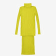 Organic Cotton Bodycon Midi Dress in Thick Rib 