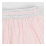 Skirt pink tulle silver band stars