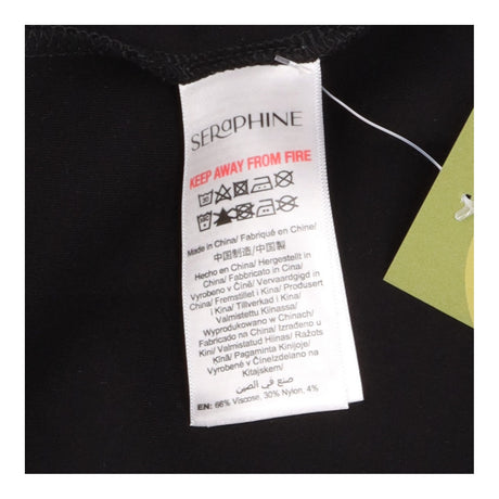 Black Long Sleeve Cowl Neck Maternity Dress