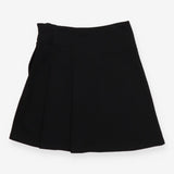 A-line skirt with wrap belt