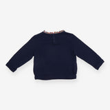 Jersey Sweater Navy with Frill Collar, Dog 