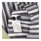 Paul Smith Grey and White Striped Long Sleeve Cors