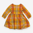 Dress cord yellow checks LS