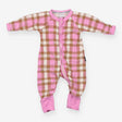 Wondersuit Pink and Tan Check