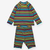 Rash Vest Set rainbow striped