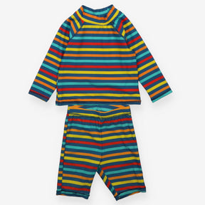 Rash Vest Set rainbow striped