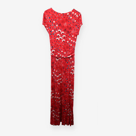 Red Floral Print Dress