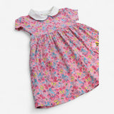 Dress Jersey Collared Pink Bees and Cherries