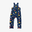 Navy Autumn woodland animals dungarees