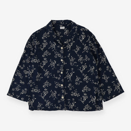Boxy Shirt Print Long Sleeve