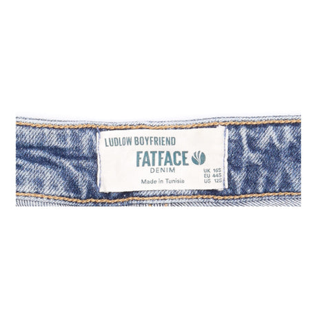 Ludlow Boyfriend Jeans Mid Wash Denim Blue