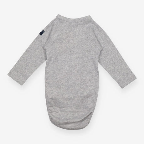Bodysuit grey LS wrapover