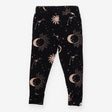 Leggings black with sun moon and star
