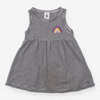 Sleeveless Dress Strip with Rainbow