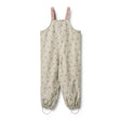 Slightly Green Flowers Charlo Rainwear Overalls