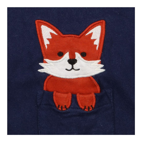 Jersey Dungaree Navy Fox Pocket