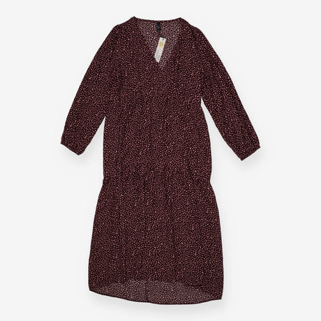 Midi Dress Florence Pink and Purple Ditsy Print