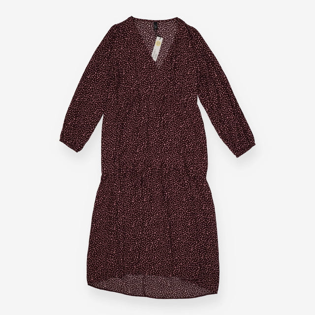 Midi Dress Florence Pink and Purple Ditsy Print