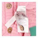 Cardigan Cable Knit Pink