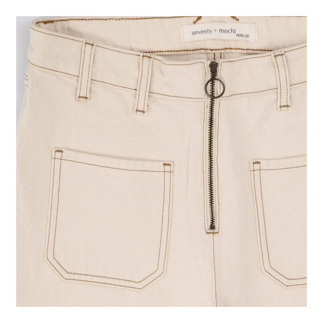 Bay Wide Leg Jean in Mellow Yellow