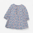 Blue and pink flowers LS dress 