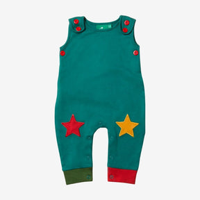 Sea Green Star Dungarees