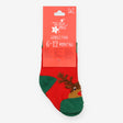 Socks red rudolph