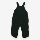 Dungarees green cord lined
