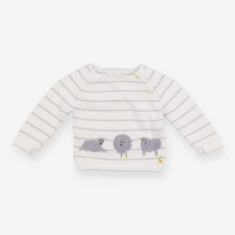 Sweater white grey sheep