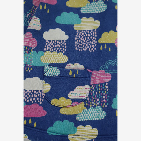 Dress Jersey Blue with Rainbow Rainclouds