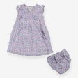 Dress Short Sleeve Ditsy Floral cross over pants