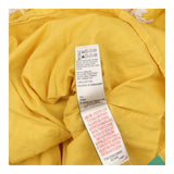 Dress Sleeveless Yellow Frill Parrots in Palm Tree