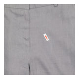 Modern Rarity Grey Linen Wide Leg Tailored