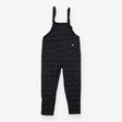 Lila Black Triangle Print Organic Dungarees