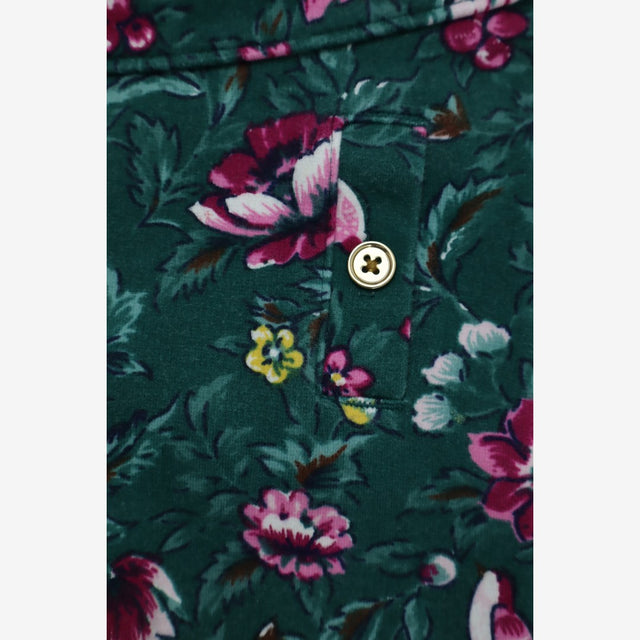 Leggings Janie and Jack Green Floral with Gold But