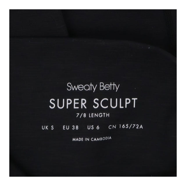 Sweaty Betty Super Sculpt High Waisted Black Marl 