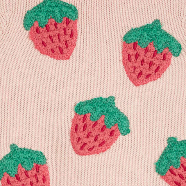 John Lewis Baby Strawberry  Jumper, Pink