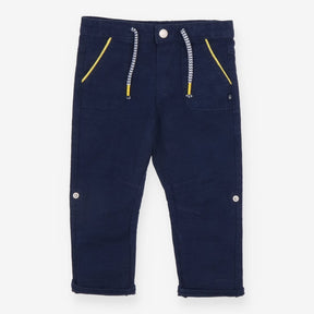 Trousers Navy with Pullstring