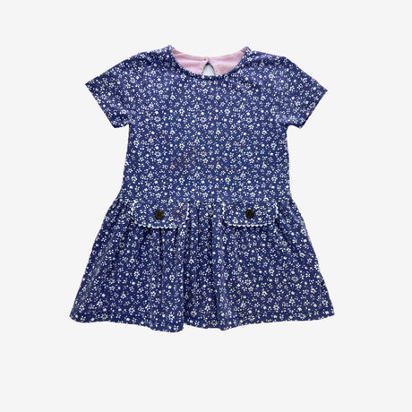 Blue floral Jersey Dress