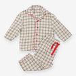 Green and White Tartan Pyjamas 
