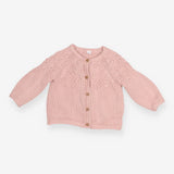 Dusty Pink Knit Cardigan 