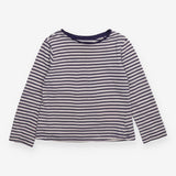 T-shirt long sleeves navy and white stripe