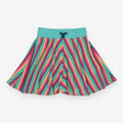 Skirt stripes green waist band