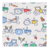 Sleepsuit white tractors harvest